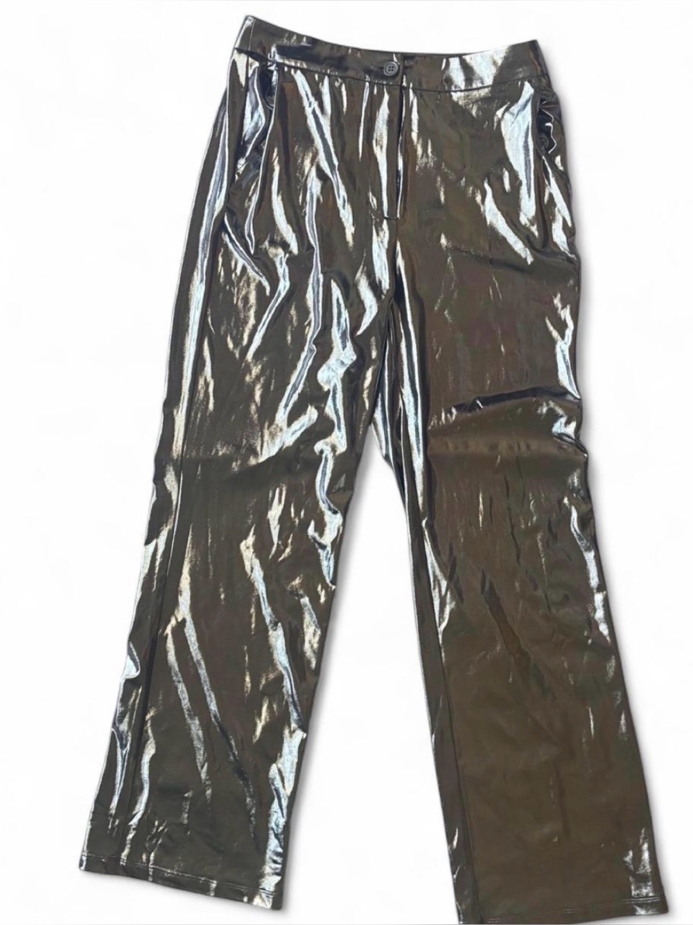 Sincerely Jules Metallic Silver Women’s Pants Size Medium
